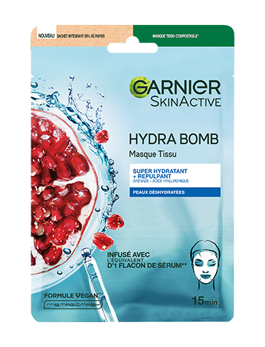MASQUE TISSU GRENADE HYDRATANT REPULPANTFront
